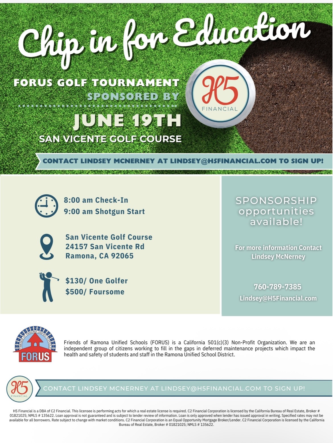 FORUS Fundraiser Flyer